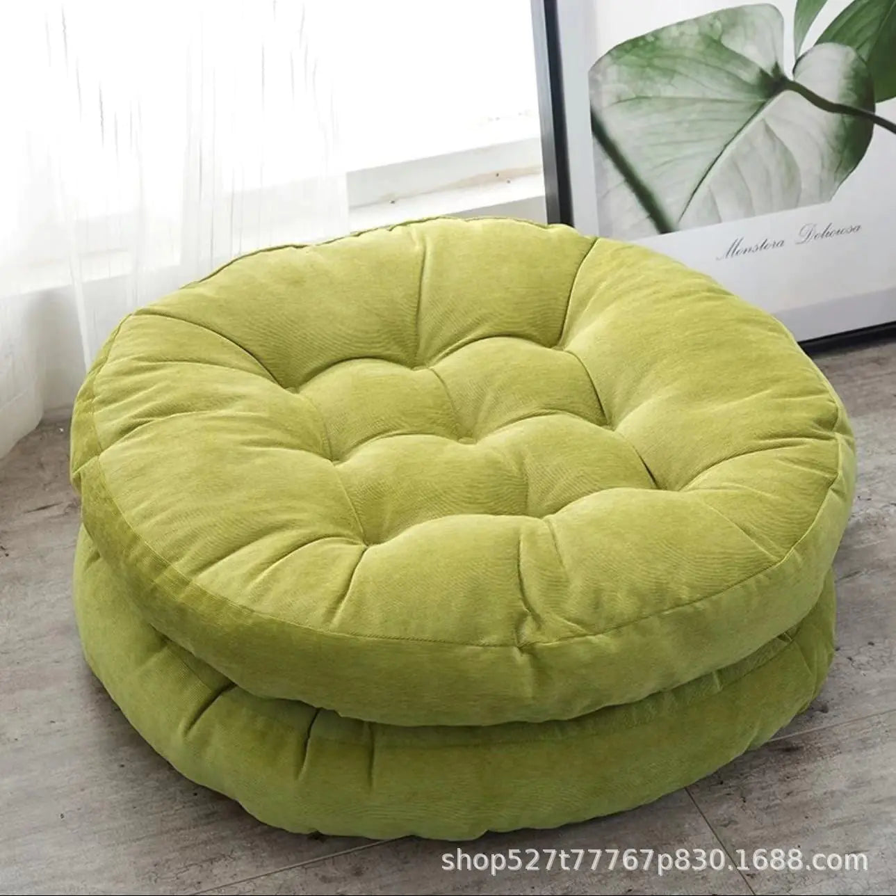 Japanese Minimalist Corduroy Tatami Cushion Seat Pad