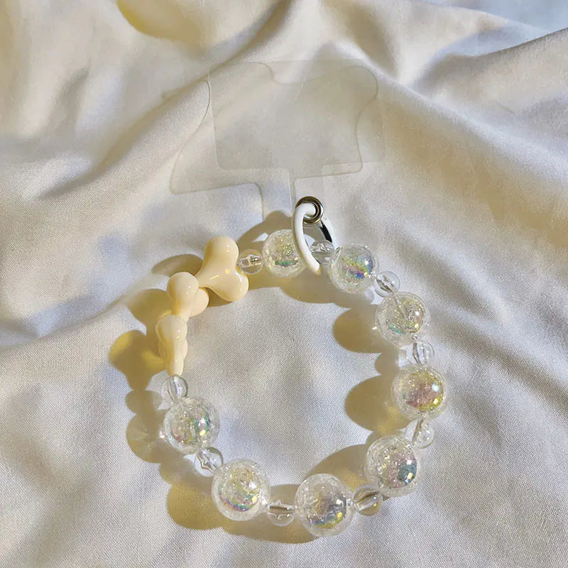Love Bead Chain Phone Strap