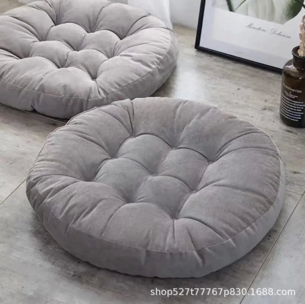 Japanese Minimalist Corduroy Tatami Cushion Seat Pad