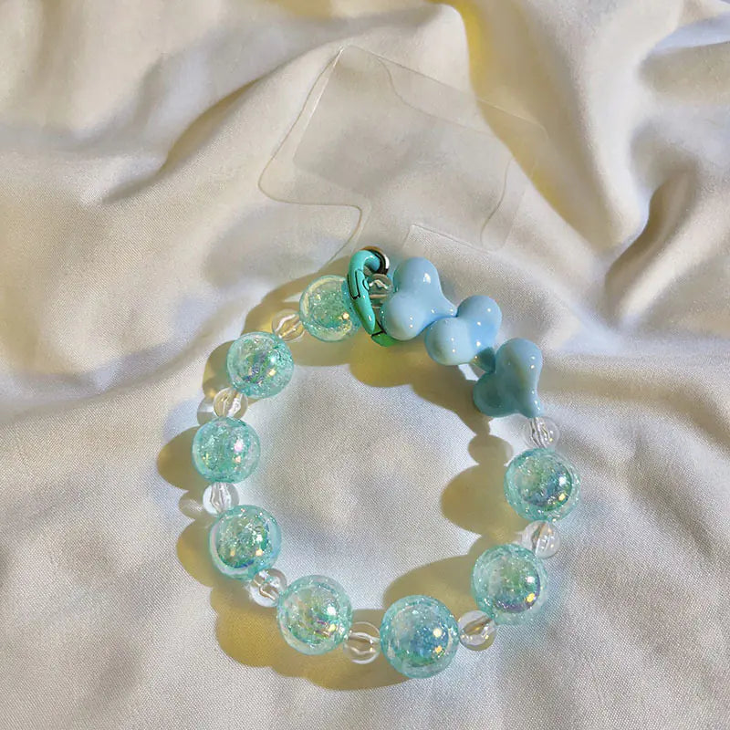 Love Bead Chain Phone Strap