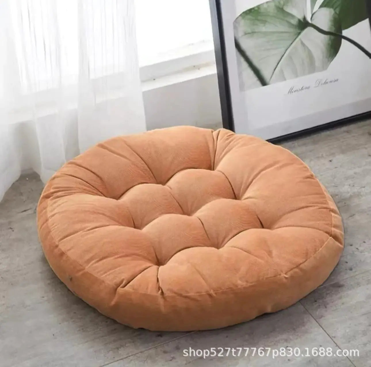 Japanese Minimalist Corduroy Tatami Cushion Seat Pad