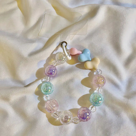 Love Bead Chain Phone Strap