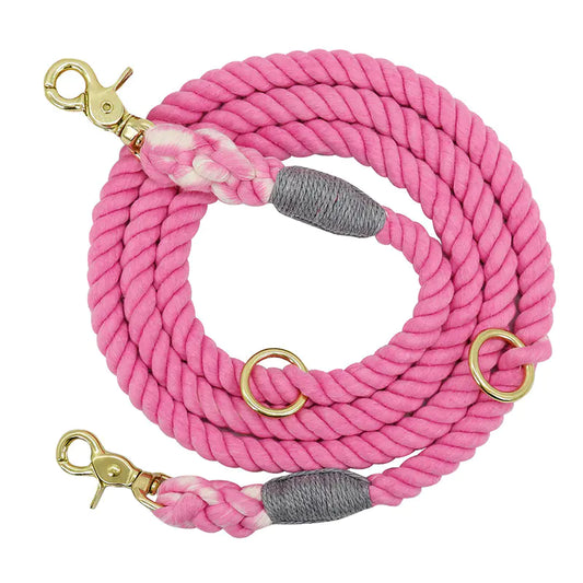 Multi-Color Cotton Long Leash for Pets