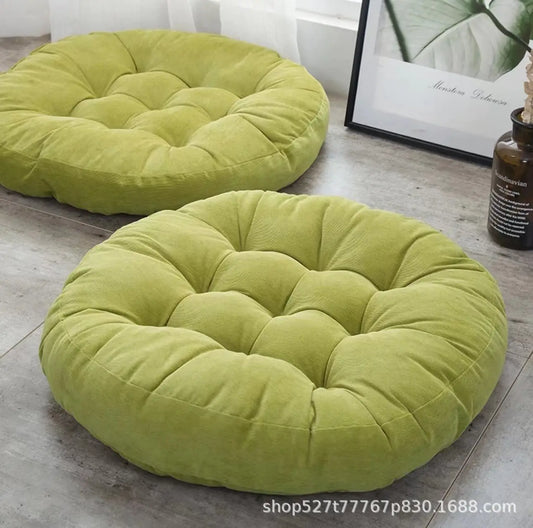 Japanese Minimalist Corduroy Tatami Cushion Seat Pad